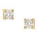 GLIZZ GL1074 Lab Grown Diamond Stud Earrings 0.30 ct Gold 333 2
