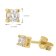 GLIZZ GL1074 Lab Grown Diamond Stud Earrings 0.30 ct Gold 333 5
