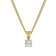 GLIZZ GL1068-45 Lab Grown Diamant Anhänger 0,25 ct GG 333 an Silberkette 1