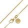 GLIZZ GL1070-45 Lab Grown Diamant-Anhänger 0,50 ct Gelbgold an Silberkette 4