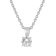 GLIZZ GL1071-45 Lab Grown Diamant Anhänger 0,50 ct Weißgold an Silber-Kette 1