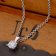 GLIZZ GL1071-45 Lab Grown Diamant Anhänger 0,50 ct Weißgold an Silber-Kette 3