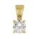GLIZZ GL1068 Pendant With 0.25 ct Lab Grown Diamond 333 Yellow Gold 1