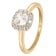 GLIZZ GL1130 Women's Ring Gold 333/8K With Cubic Zirconia 1