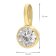 GLIZZ GL1455 Anhänger Gold 333 Lab Grown Diamant 0,25 ct + vergoldete Kette 6