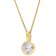 GLIZZ GL1460 Anhänger Gold 333 Lab Grown Diamant 1,0 ct + vergoldete Kette 1