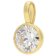 GLIZZ GL1460 Anhänger Gold 333 Lab Grown Diamant 1,0 ct + vergoldete Kette 2