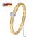 GLIZZ GL1678 Damenring Gold 585 / 14K mit Diamant 0,06 ct 3