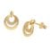 GLIZZ GL1681 Damen-Ohrringe Gold 585 / 14K Diamant-Ohrstecker 1