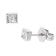 GLIZZ GL1682 Damen-Ohrringe Weißgold 750 Diamant-Ohrstecker 1