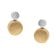GLIZZ GL1683 Women's Stud Earrings 14K Gold 585 with Diamonds 2