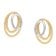 GLIZZ GL1685 Damen-Ohrringe Gold 585 Diamant-Ohrstecker 2