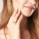 GLIZZ GL1137-09 Damenring Gelbgold 375/9K mit Rosa Morganit und Zirkonia 3