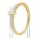 GLIZZ GL1189 Women's Engagement Ring Gold 333/8ct with Cubic Zirconia Heart 3