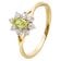 GLIZZ GL1278 Damenring 333 Gold mit Peridot und Lab-Grown Diamanten 1