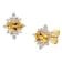 GLIZZ GL1272 Damen-Ohrringe 333 Gold mit Beryll und Lab-Grown Diamanten 1