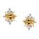 GLIZZ GL1272 Damen-Ohrringe 333 Gold mit Beryll und Lab-Grown Diamanten 2