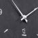 Natuhr 3NU1-11-2 Funk Wanduhr / Tischuhr Matterhorn Eiche Massiv mit Schiefer 3