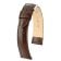 Hirsch 12302810-1-20 Leder-Armband für Uhren Crocograin M 20 mm Braun 3