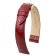 Hirsch 12302860-1-18 Leather Strap for Watches Crocograin M 18 mm Wine Red 3