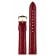 Hirsch 12302860-1-20 Leather Strap for Watches Crocograin M 20 mm Wine Red 2