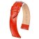 Hirsch 03427020-2-18 Uhrband Leder Louisianalook L 18 mm Rot 1