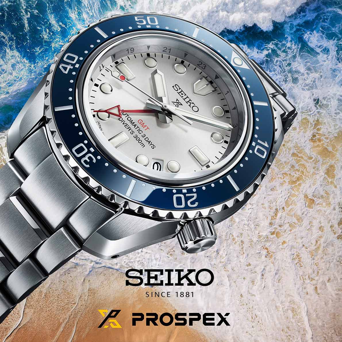 Seiko Prospex GMT Automatic Wristwatch